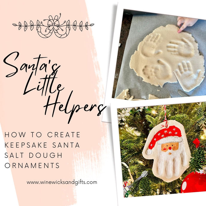 Santa's Little Helpers: DIY Salt Dough Handprint Ornaments