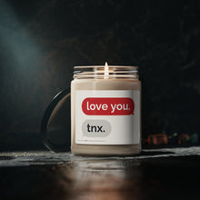 Load image into Gallery viewer, Love You Text Scented Soy Candle, 9oz Soy Candle, Creative Gift
