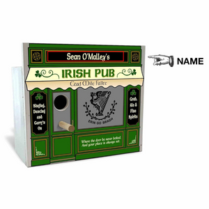 Custom Irish Pub Birdhouse Nesting Boxes