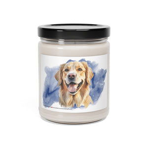 Golden Retriever Soy Candle, 9oz Scented Candle