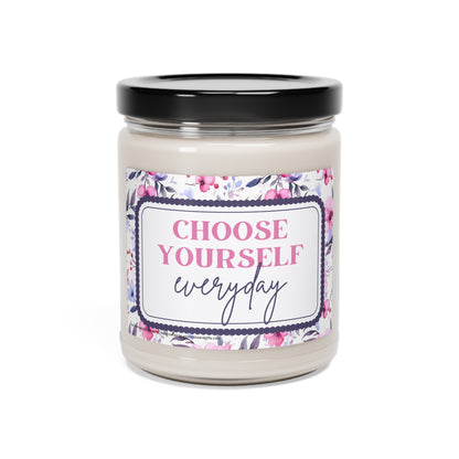 Choose Yourself Everyday Scented Soy Candle, 9oz Soy Candle, Creative Gift