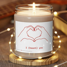 Load image into Gallery viewer, I Heart You Scented Soy Candle, 9oz Soy Candle, Romantic Gift
