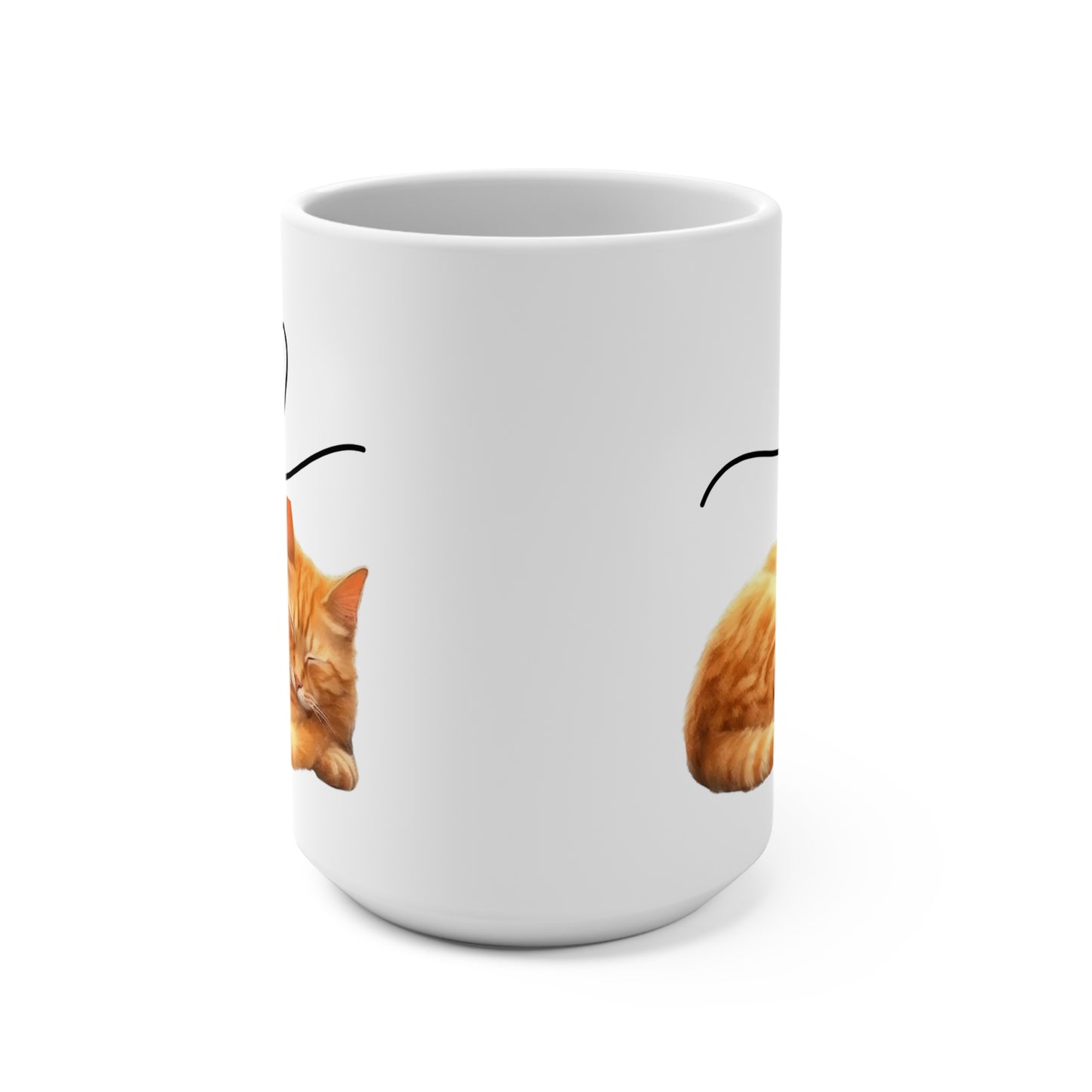 Tabby Cat Mug, 15oz Mug, Cat Lover Gift