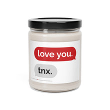 Load image into Gallery viewer, Love You Text Scented Soy Candle, 9oz Soy Candle, Creative Gift