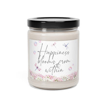 Load image into Gallery viewer, Happiness Blooms from Within Scented Soy Candle, 9oz Soy Candle, Creative Gift