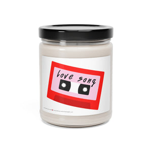Love Song Scented Soy Candle, 9oz Candle, Valentines Day Candle