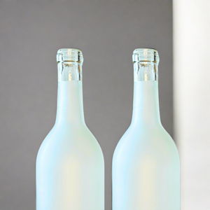 Empty Frosted Wine Bottles, 750ml - DIY Projects, Décor and Bottle Trees, Pack of 2