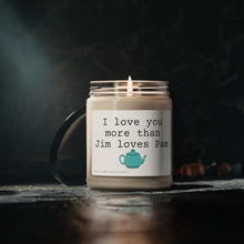 Load image into Gallery viewer, Jim loves Pam Scented Soy Candle, 9oz Soy Candle, Romantic Gift
