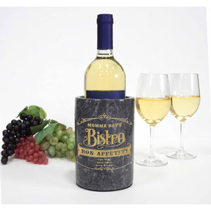 Bistro Marble Wine Chiller Custom Engraved