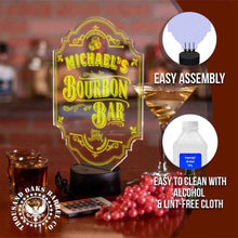 Load image into Gallery viewer, Personalized Bourbon Bar Light