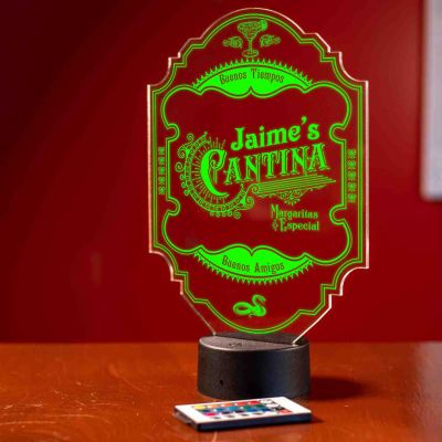 Personalized Cantina Bar Light