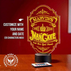 Personalized Mancave Bar Light