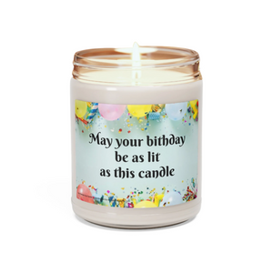 Lit Birthday Scented Soy Candle, 9oz Soy Candle, Creative Gift, Birthday Candle