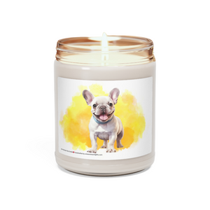 French Bulldog Soy Candle, 9oz Scented Candle, Dog Lover Candle