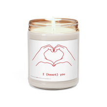 Load image into Gallery viewer, I Heart You Scented Soy Candle, 9oz Soy Candle, Romantic Gift