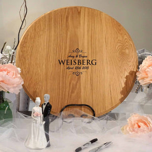 Wine Barrel Head for Wedding Guest Signatures with Iron Stand