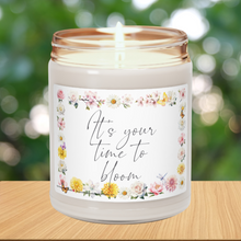 Load image into Gallery viewer, Your Time to Bloom Scented Soy Candle, 9oz Soy Candle, Creative Gift