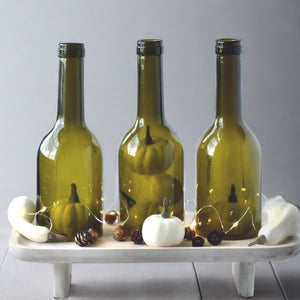 Cut Wine Bottles With Rounded Edges