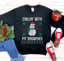 Load image into Gallery viewer, Chilling Christmas Sweatshirt, Ugly Sweater