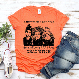 I'm 100 Percent That Witch Halloween T-shirt, Woman's Shirt