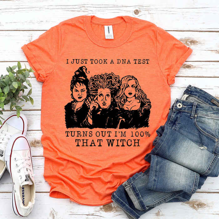 I'm 100 Percent That Witch Halloween T-shirt, Woman's Shirt