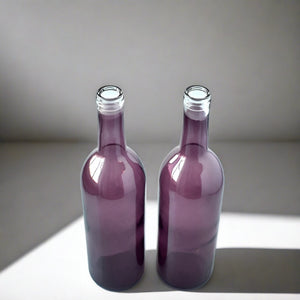 Purple Wine Bottles