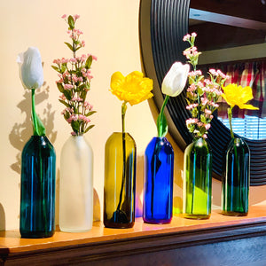 Single Wine Bottle Flower Vases