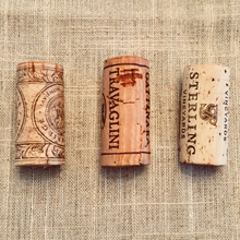 Load image into Gallery viewer, Vintage Wine Bottle Magnet Corks (3-Pack)