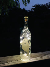 Load image into Gallery viewer, &quot;Boo&quot; Ghost Wine Bottle with Lights