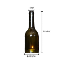 Load image into Gallery viewer, Cut Wine Bottle With Rounded Edges, 8-9 Inches Tall
