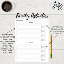 Load image into Gallery viewer, Mommin&#39; Ain&#39;t Easy Family Planner, 2023 Planner, Family Activity Planner, Evening Planner, Printable Planner, Planner Insert, 2023 Planner, PDF