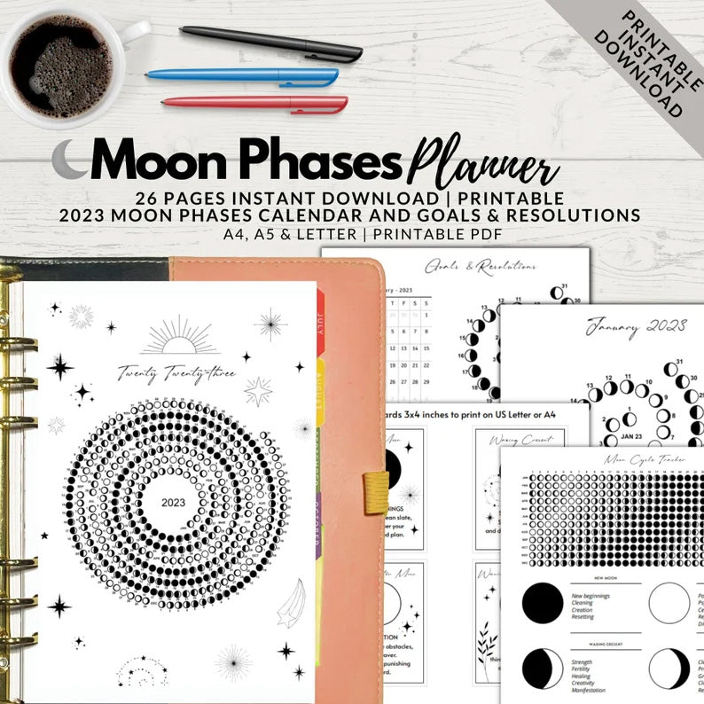 2023 Monthly Planner Inserts PRINTED Planner Inserts & 